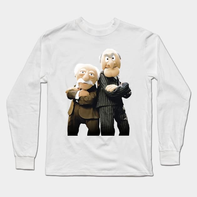 Statler and Waldorf Long Sleeve T-Shirt by kuswafidan